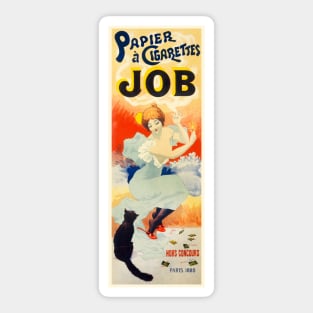 Papier à Cigarettes JOB, published 1896 Sticker